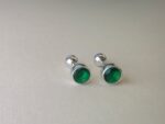 Arete de circón verde - Imagen 3
